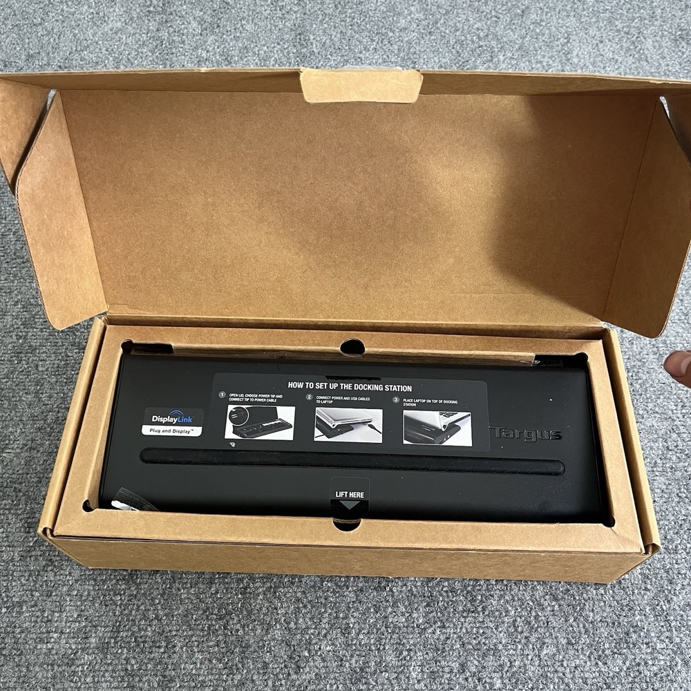 Targus Universal 3.0 DV2K Docking Station Model ACP77USZ-66 With POWER Cable